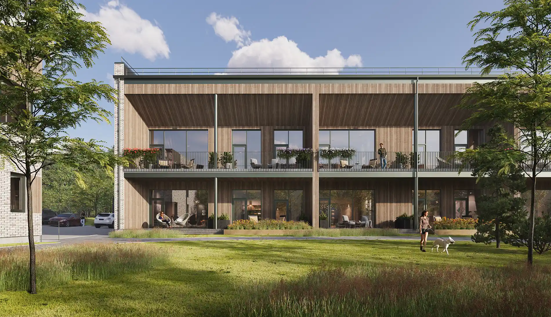 Prie Ekrano marių Panevėžyje – naujas 40 apartamentų projektas „Matau marias“
